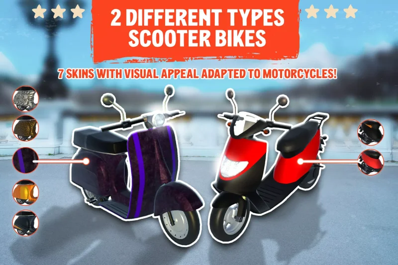 Motorcycle Pack: Scooter Bikes