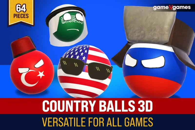 Country Balls 3D