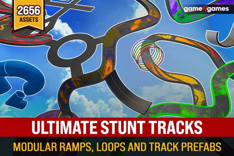 Ultimate Stunt Tracks - Modular Ramps, Loops, Track Prefabs