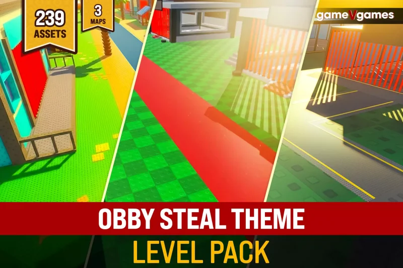 Obby Steal Theme Level Packs