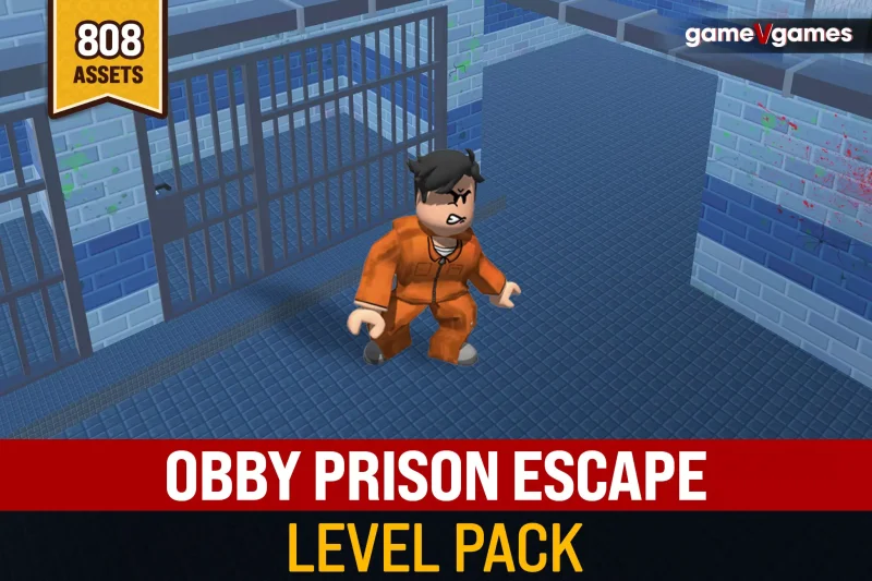Obby Prison Escape Game Level Pack